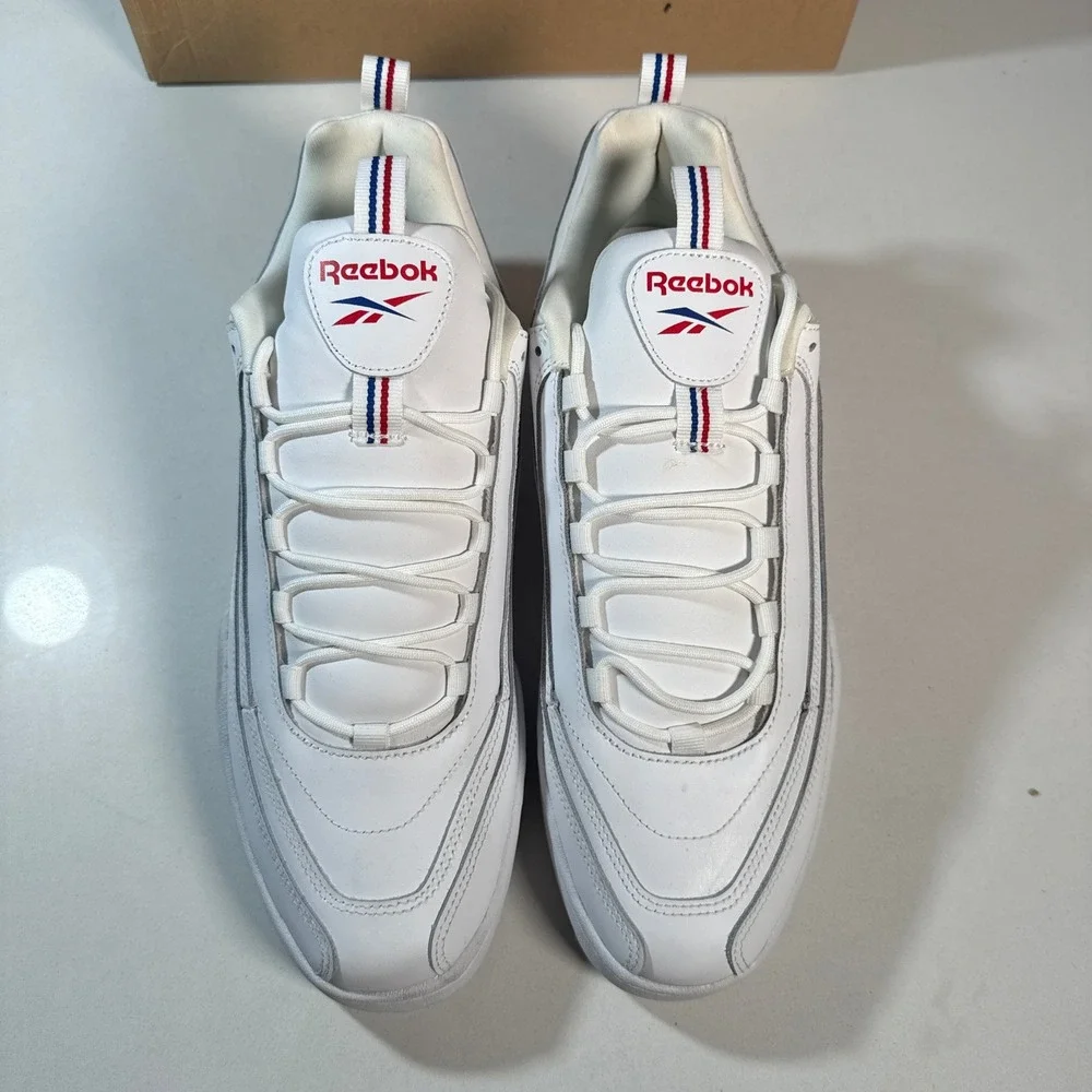Reebok DMX Series 1200 Low Unisex 10.5 White Chunky Retro Sneakers